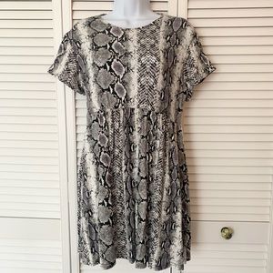 Snake Print Dress